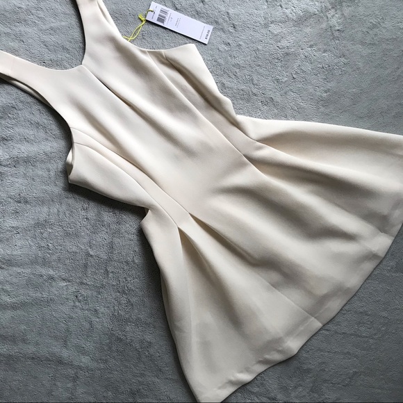 BCBGeneration Dresses & Skirts - NWT BCBGeneration Whisper White Side Cutout Dress